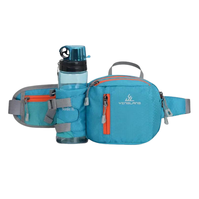 Hiking Waist Bag with Water Bottle Pocket Outdoor Fanny Pack Unisex – product view 3 | Buffalo Gears