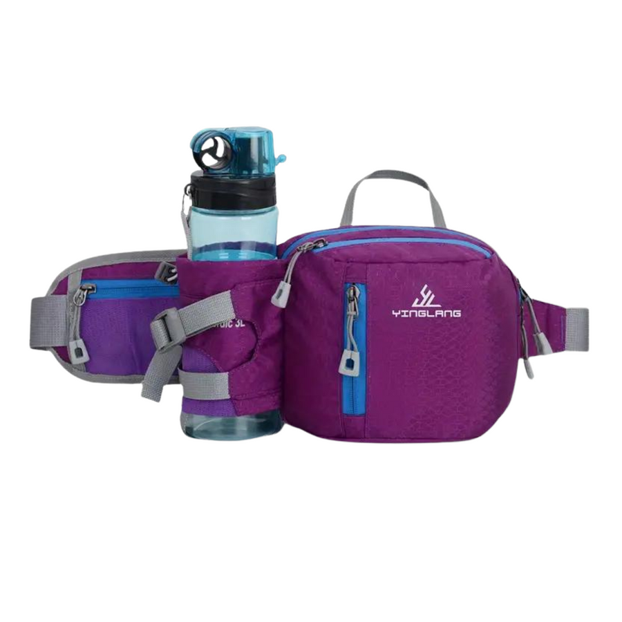 Hiking Waist Bag with Water Bottle Pocket Outdoor Fanny Pack Unisex – product view 4 | Buffalo Gears