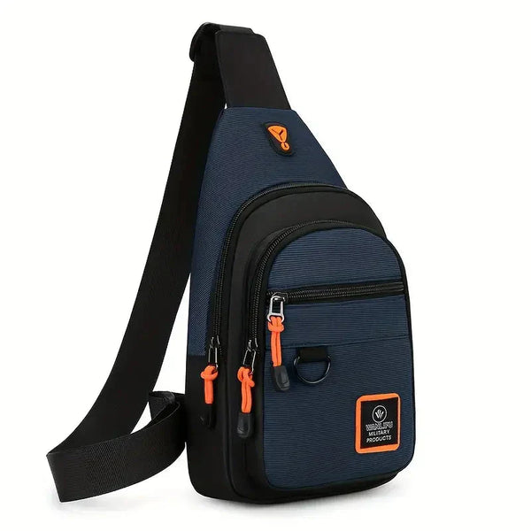 Men's Shoulder Bag Water-Resistant Outdoor Crossbody Sling Pack