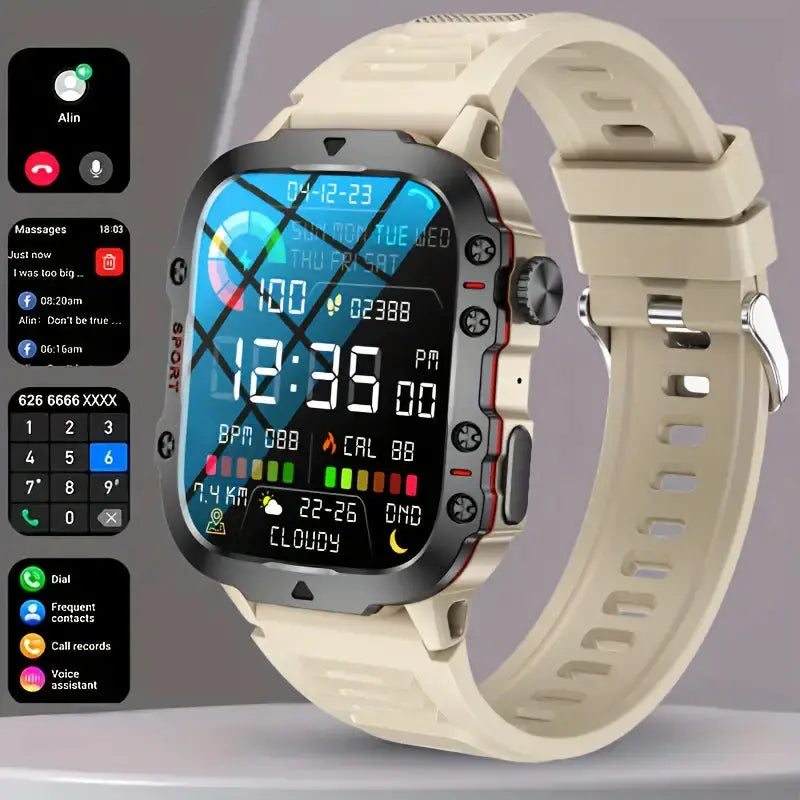 Men's Sports Smartwatch IP68 Weather-Resistant Fitness Tracker Watch – product view 5 | Buffalo Gears