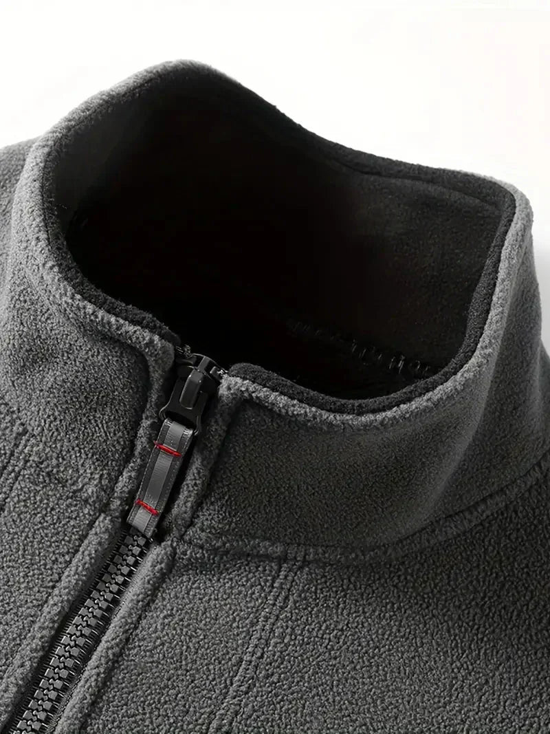 Men's Thermal Fleece Jacket Warm Outdoor Hiking – product view 10 | Buffalo Gears