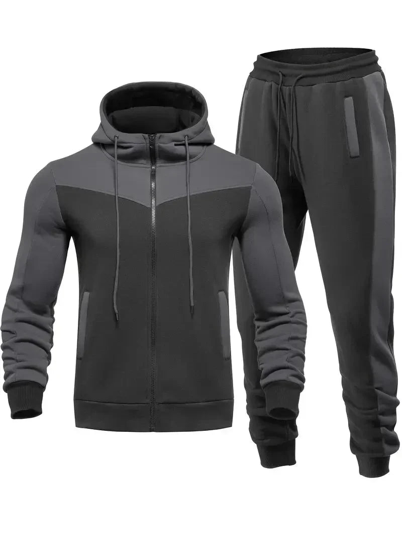 Men's Two-Piece Tracksuit Breathable Performance Sports Jogger Set – product view 4 | Buffalo Gears
