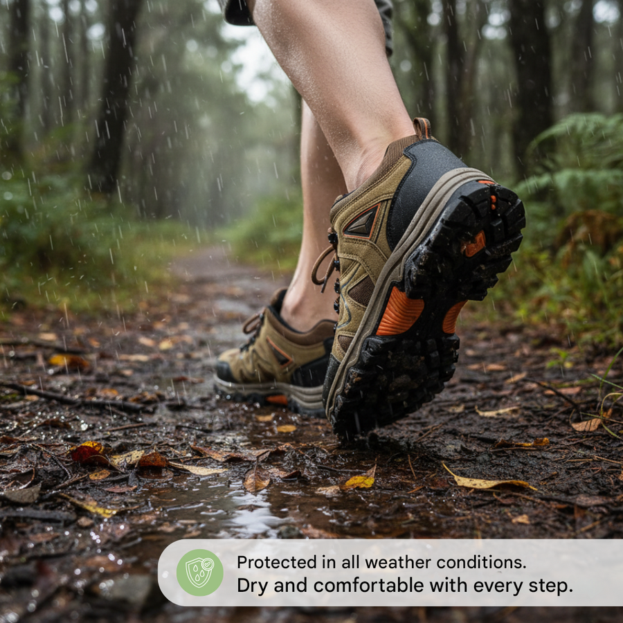 Men's Waterproof Hiking Shoes Wide-Fit Supportive Outdoor Walking – product view 5 | Buffalo Gears
