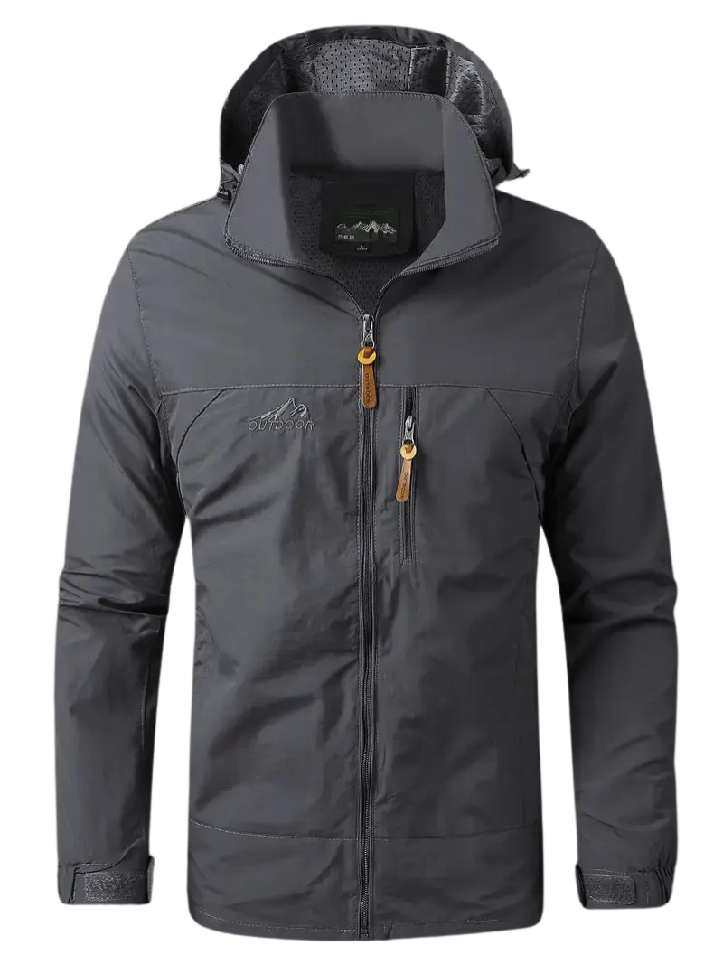Men's Waterproof Wind-Resistant Jacket Breathable Outdoor Spring Coat – product view 6 | Buffalo Gears