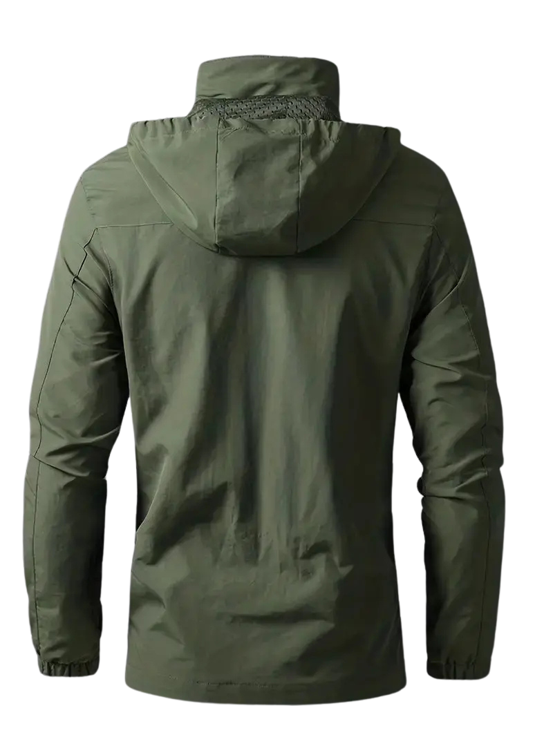 Men's Waterproof Wind-Resistant Jacket Breathable Outdoor Spring Coat – product view 7 | Buffalo Gears