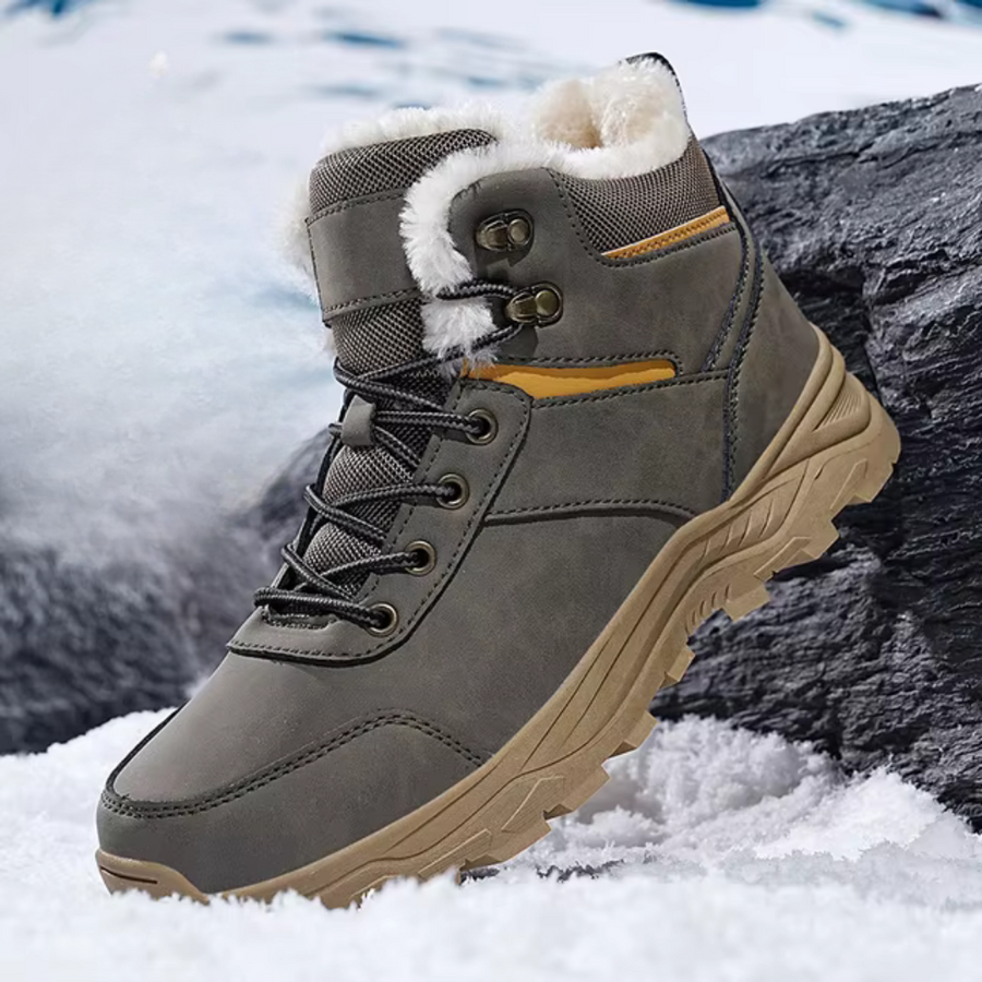 Men's Waterproof Winter Hiking Shoes Warm Plush-Lined Boots – product view 2 | Buffalo Gears