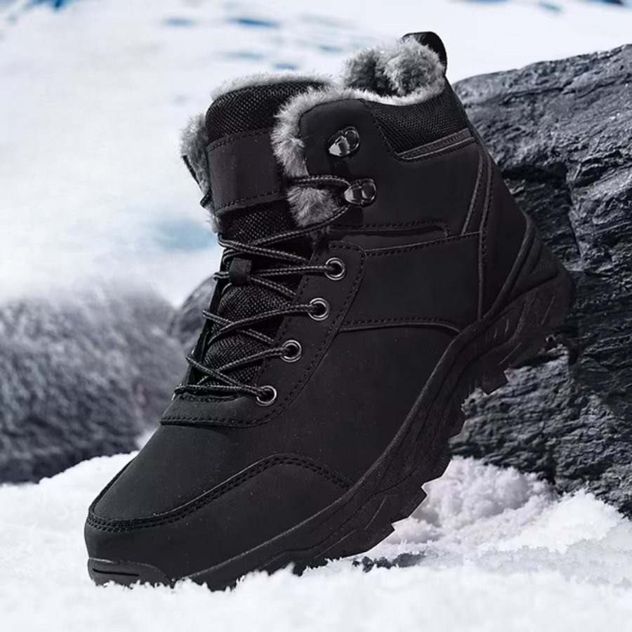 Men's Waterproof Winter Hiking Shoes Warm Plush-Lined Boots – product view 3 | Buffalo Gears
