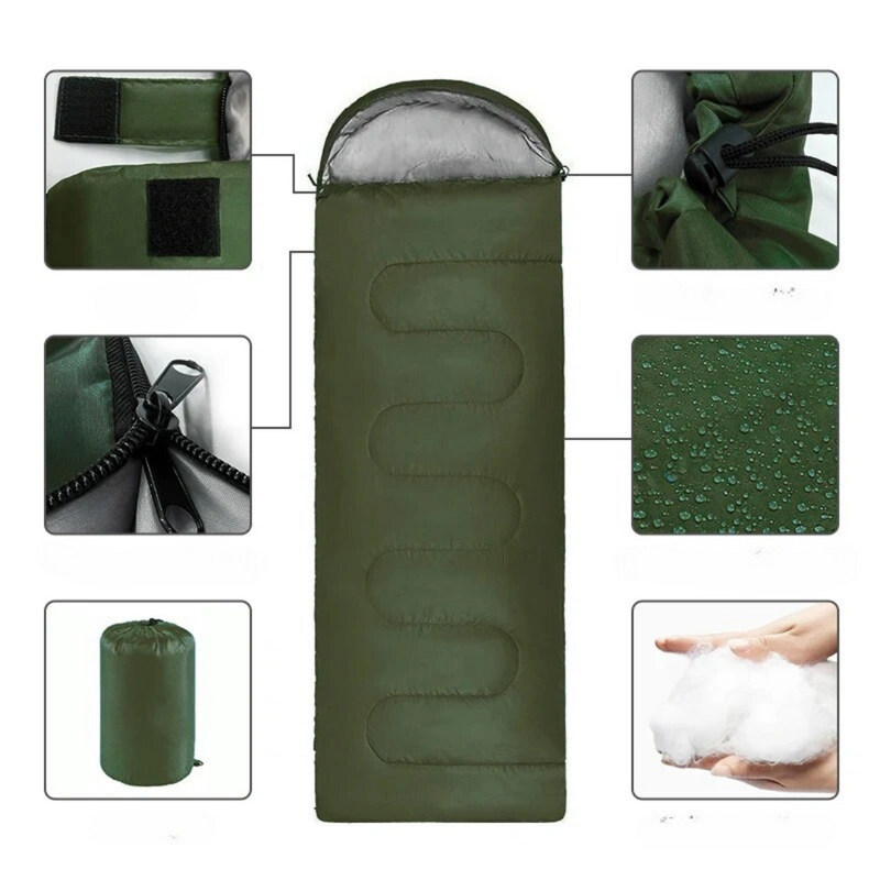 Outdoor Sleeping Bag Lightweight Camping 10-25C Compact – product view 4 | Buffalo Gears