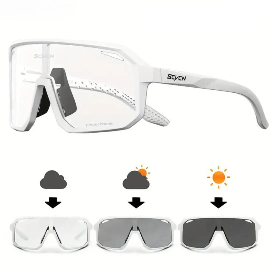Photochromic Cycling Sunglasses UV-Protection Lightweight Sports – product view 2 | Buffalo Gears