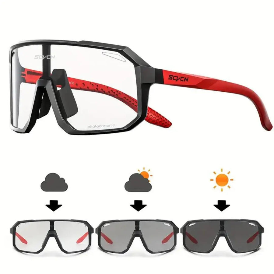 Photochromic Cycling Sunglasses UV-Protection Lightweight Sports – product view 7 | Buffalo Gears