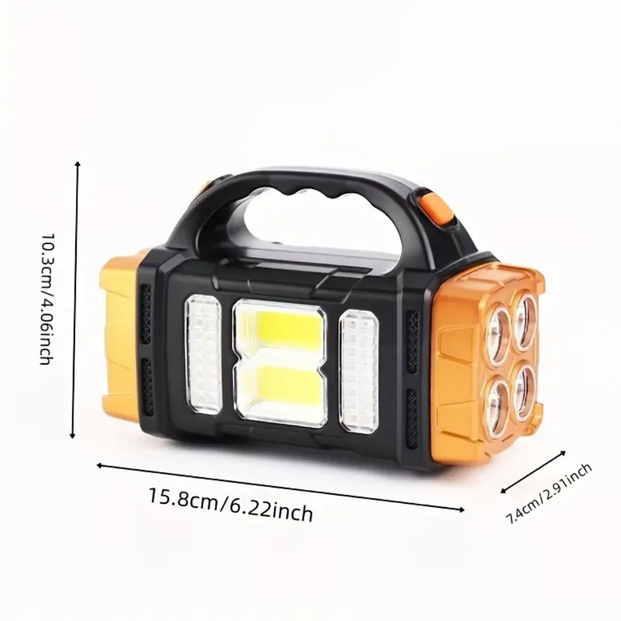 Solar Emergency Torch Power Bank Weather-Resistant LED Camping Light – product view 9 | Buffalo Gears
