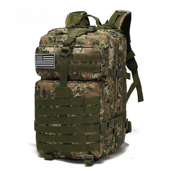 Tactical Backpack Molle System Water-Resistant Military Outdoor Pack