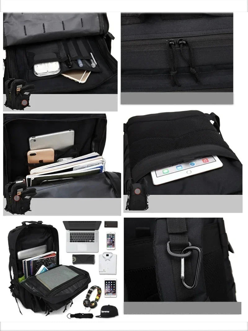 Tactical Backpack Molle System Water-Resistant Military Outdoor Pack – product view 8 | Buffalo Gears