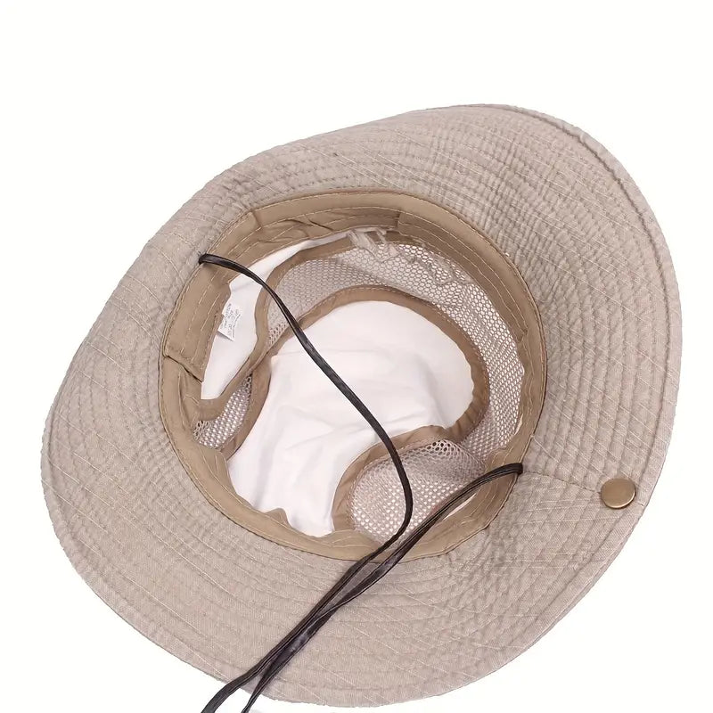 Unisex Adjustable Sun Hat Cotton Lightweight UV-Protection – product view 7 | Buffalo Gears