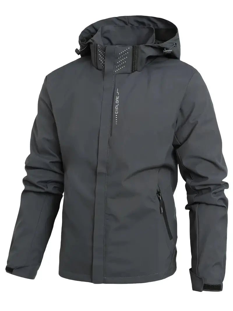 Unisex Waterproof Wind-Resistant Jacket Lightweight Outdoor Raincoat – product view 4 | Buffalo Gears