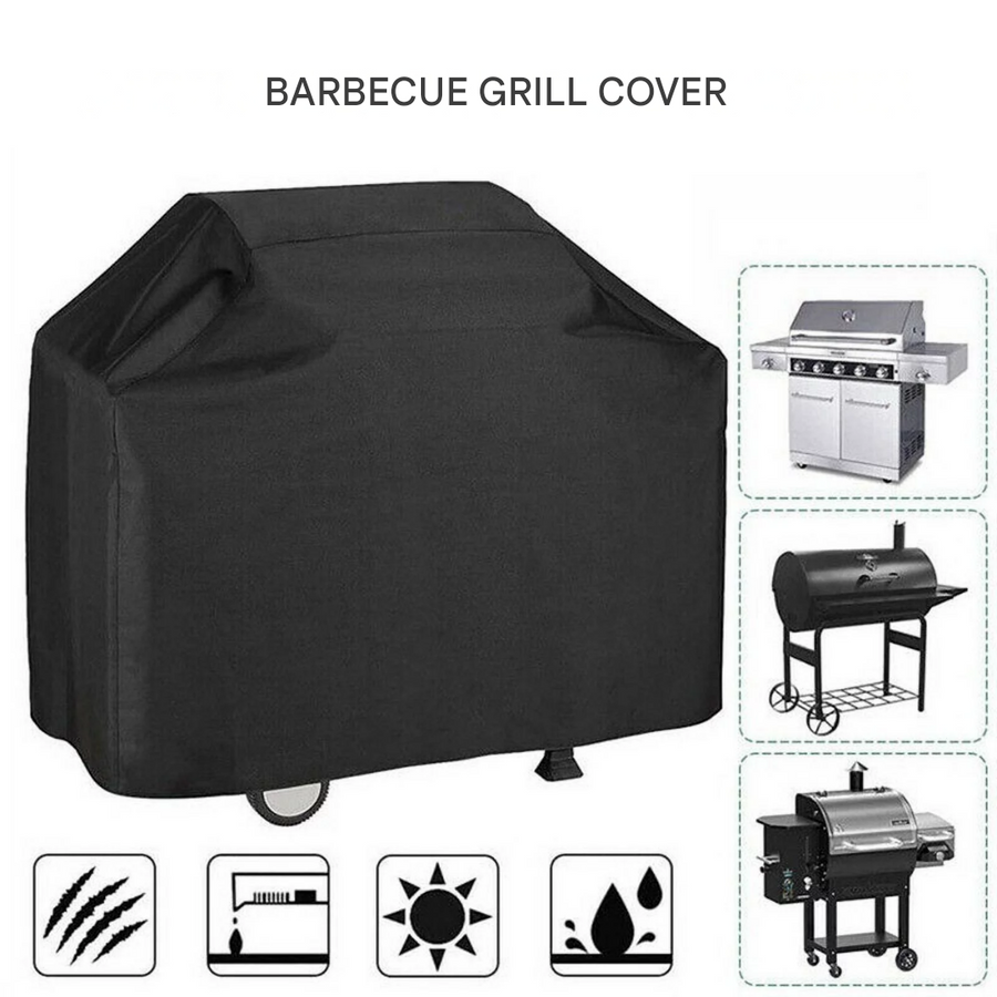 Water-Resistant BBQ Grill Cover Heavy-Duty Outdoor Weather Resistant – product view 3 | Buffalo Gears