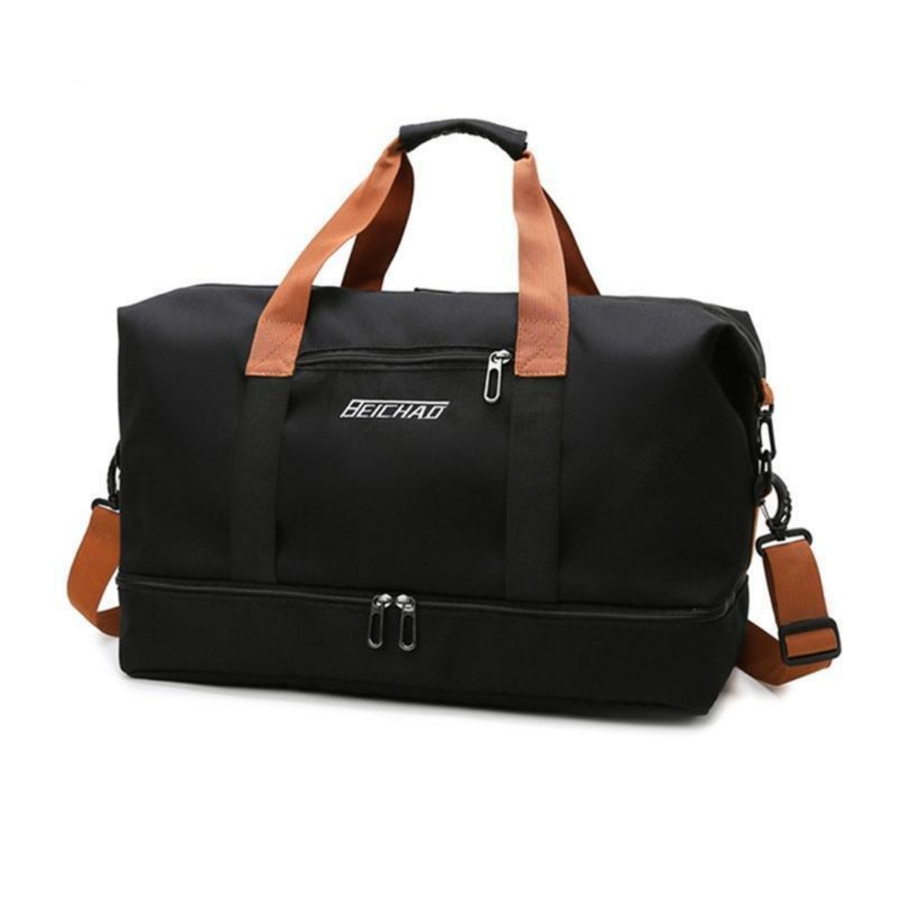Water-Resistant Sports Travel Bag Gym Duffel with Shoe Compartment – product view 3 | Buffalo Gears