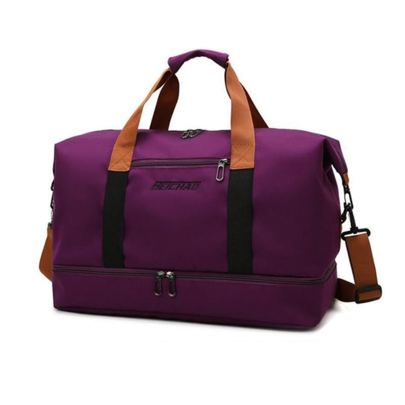 Water-Resistant Sports Travel Bag Gym Duffel with Shoe Compartment – product view 6 | Buffalo Gears