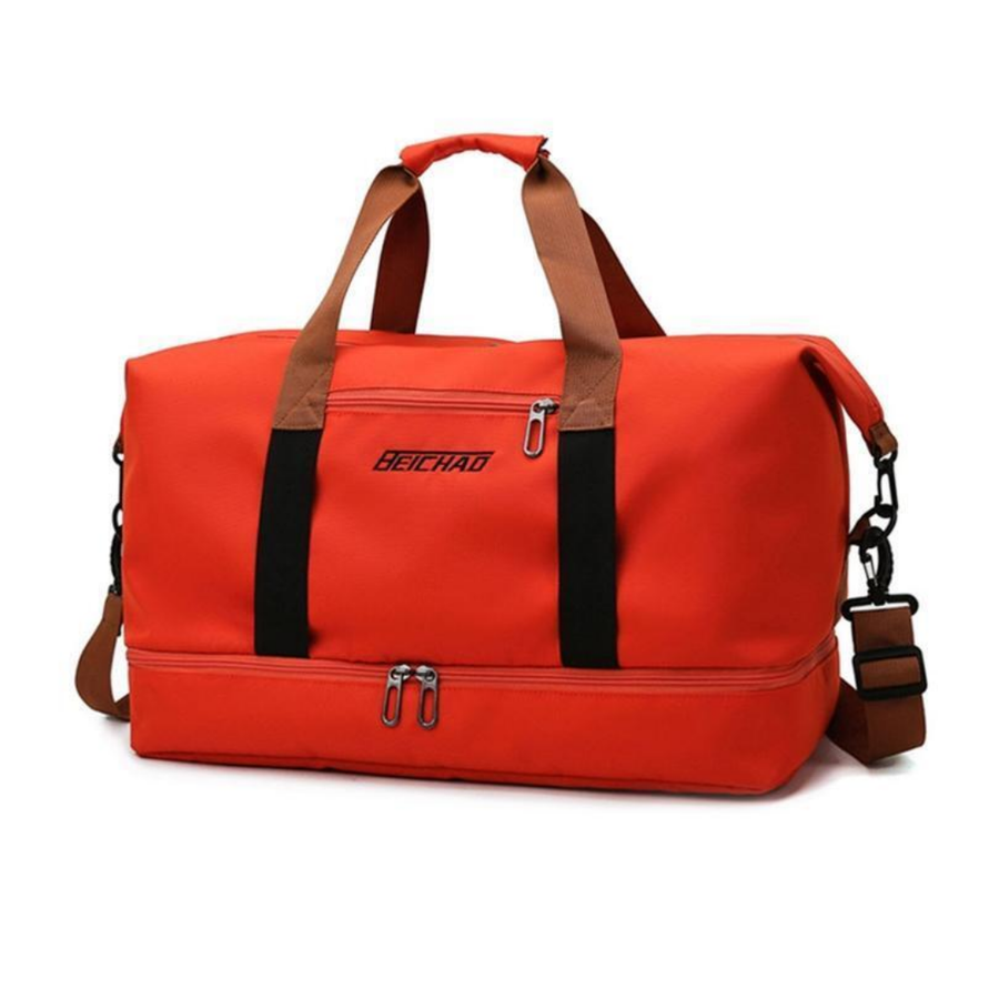 Water-Resistant Sports Travel Bag Gym Duffel with Shoe Compartment – product view 8 | Buffalo Gears
