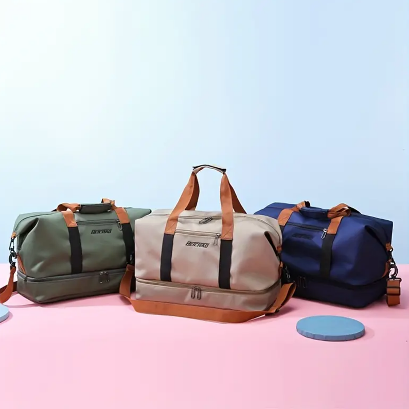 Water-Resistant Sports Travel Bag Gym Duffel with Shoe Compartment – product view 9 | Buffalo Gears