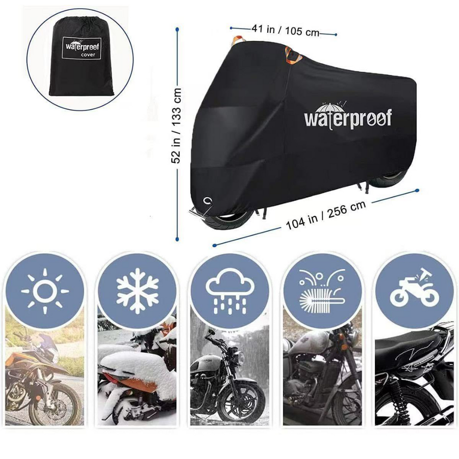 Waterproof Bicycle Cover 3 Layer UV-Protection Outdoor Bike – product view 5 | Buffalo Gears