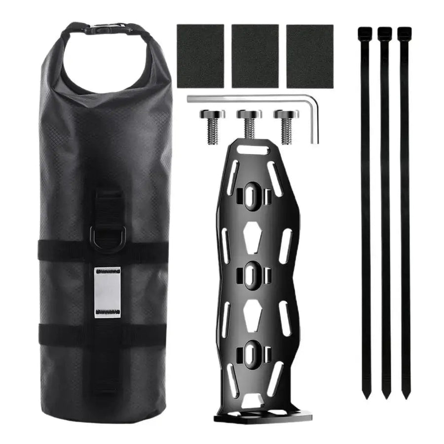 Waterproof Bicycle Fork Bags Set 2 Pack Bike Packing Storage – product view 3 | Buffalo Gears