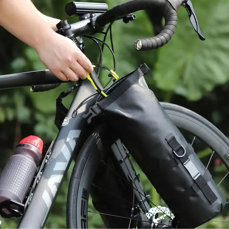 Waterproof Bicycle Fork Bags Set 2 Pack Bike Packing Storage – product view 6 | Buffalo Gears