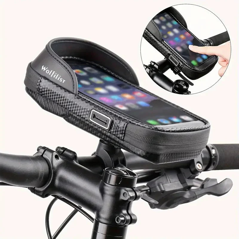 Waterproof Bicycle Phone Mount 360 Rotation Bike Handlebar – product view 5 | Buffalo Gears