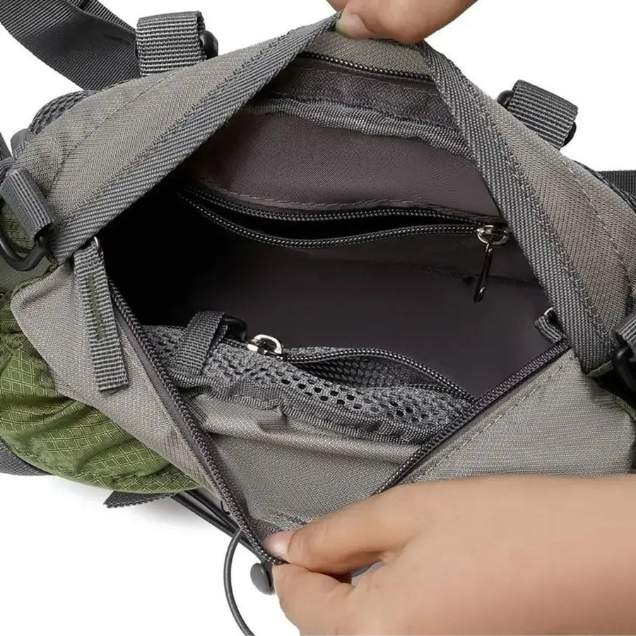 Waterproof Hiking Waist Bag 5-Litre Outdoor Fanny Pack with Pockets – product view 6 | Buffalo Gears