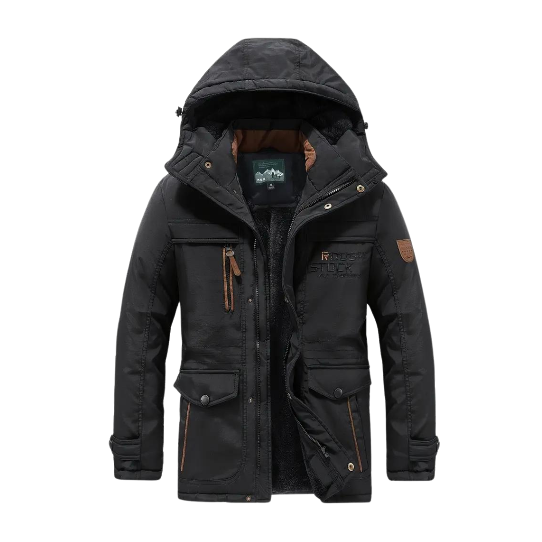Waterproof Wind-Resistant Lined Outdoor Jacket Warm Winter Coat – product view 1 | Buffalo Gears