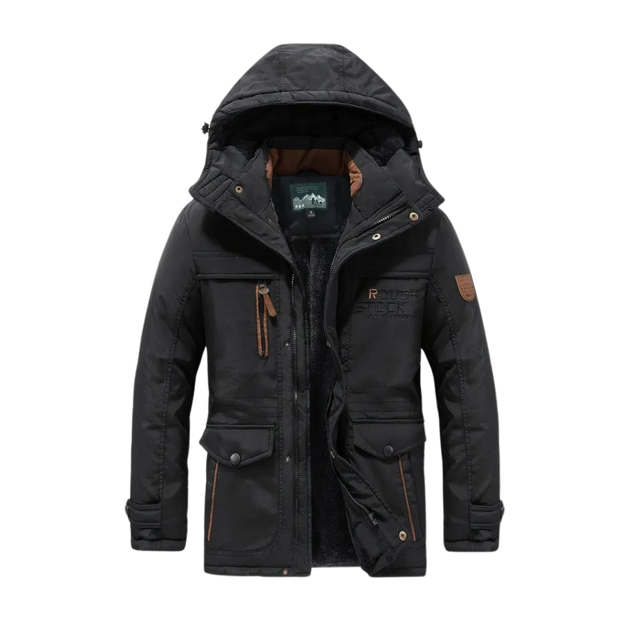 Waterproof Wind-Resistant Lined Outdoor Jacket Warm Winter Coat – product view 1 | Buffalo Gears