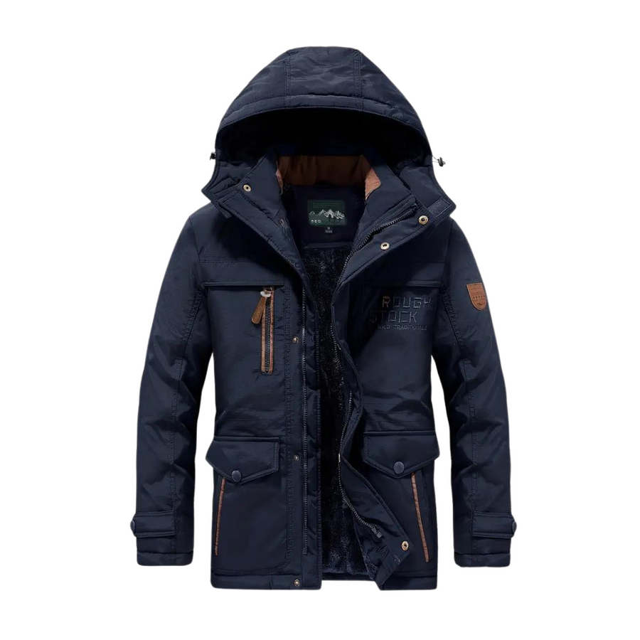 Waterproof Wind-Resistant Lined Outdoor Jacket Warm Winter Coat – product view 4 | Buffalo Gears