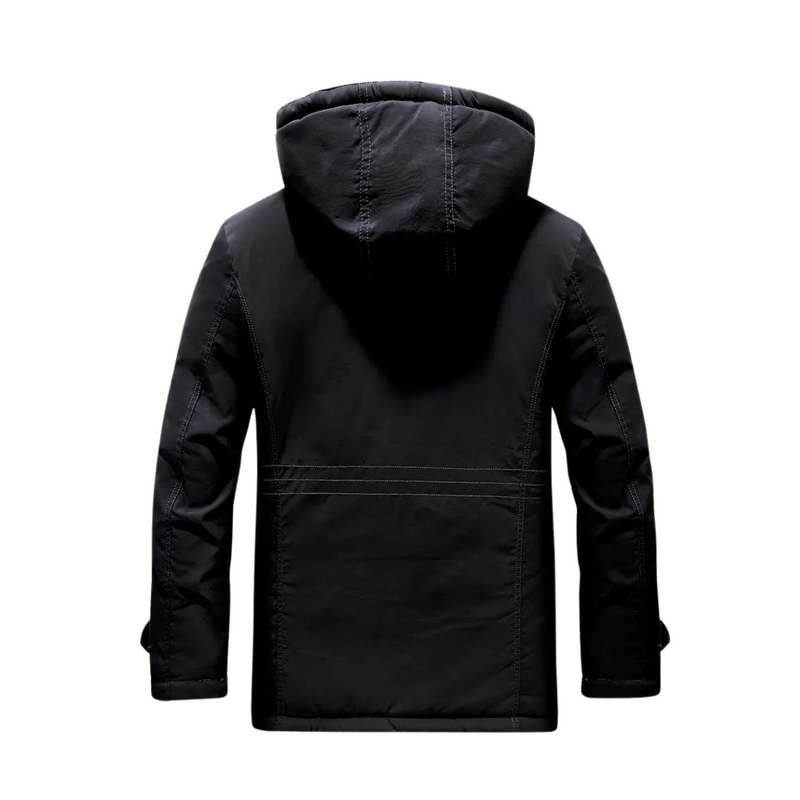 Waterproof Wind-Resistant Lined Outdoor Jacket Warm Winter Coat – product view 8 | Buffalo Gears