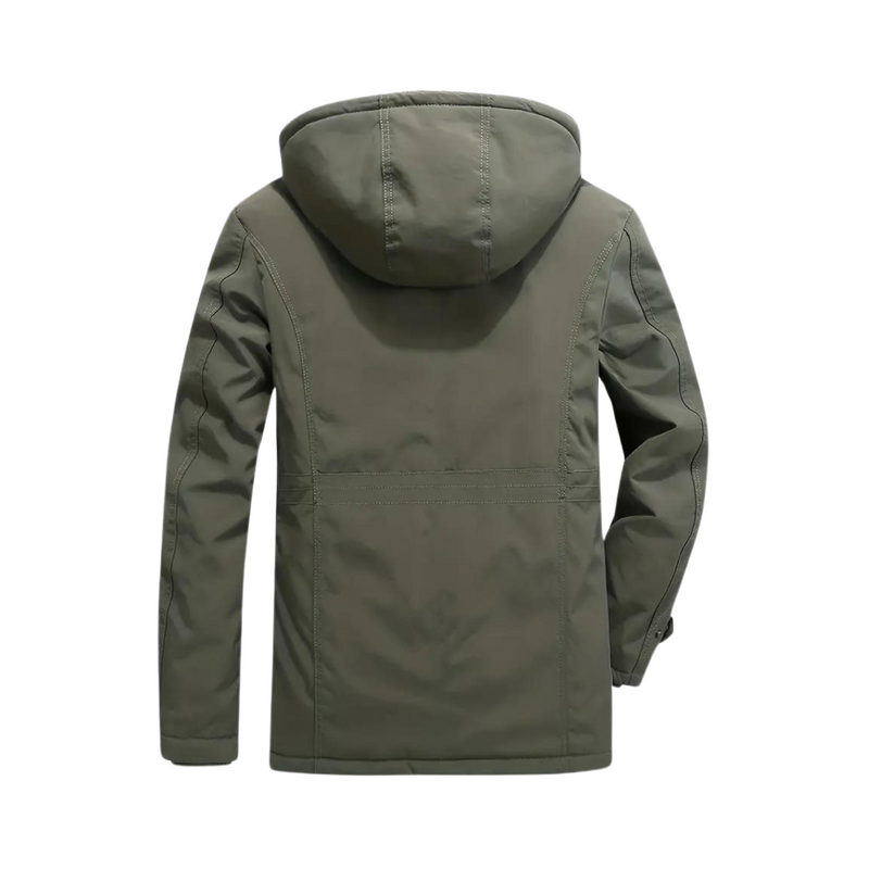 Waterproof Wind-Resistant Lined Outdoor Jacket Warm Winter Coat – product view 11 | Buffalo Gears
