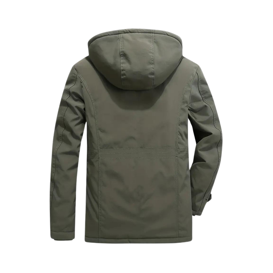 Waterproof Wind-Resistant Lined Outdoor Jacket Warm Winter Coat – product view 11 | Buffalo Gears