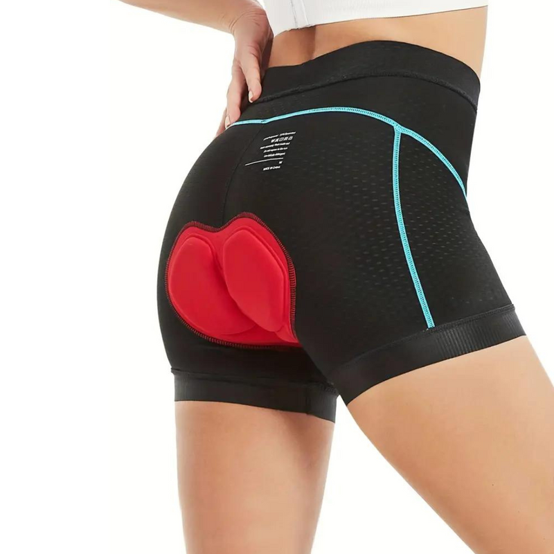 Women's Cycling Shorts 4D Gel-Padded Breathable Bike – product view 3 | Buffalo Gears