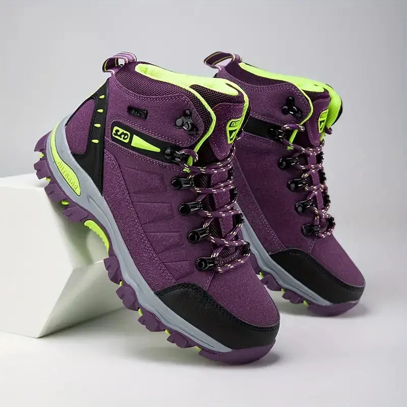 Women's Waterproof Hiking Boots Wide-Fit Supportive Outdoor Shoes – product view 3 | Buffalo Gears