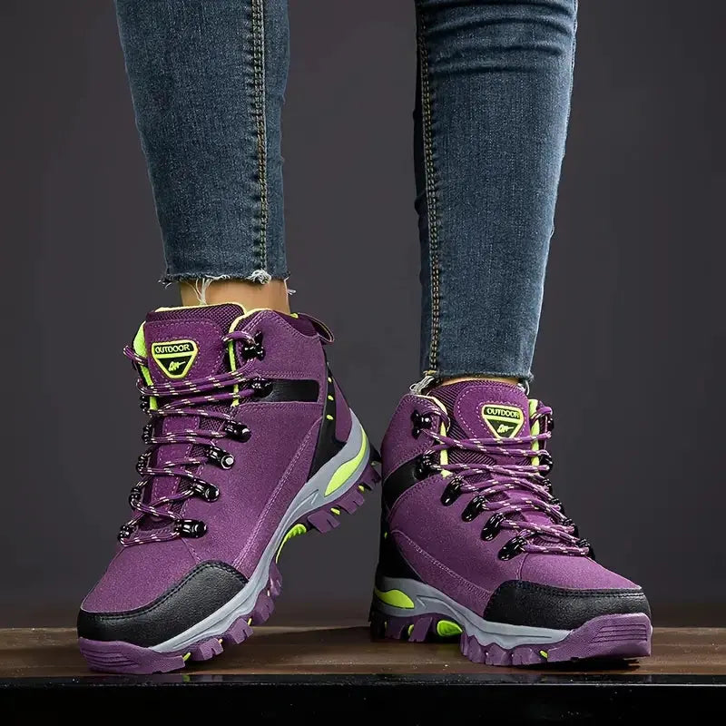 Women's Waterproof Hiking Boots Wide-Fit Supportive Outdoor Shoes – product view 8 | Buffalo Gears