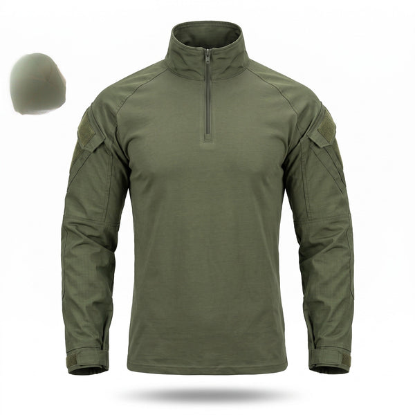 Half Zip Sports Top for Men with Adjustable Cuffs