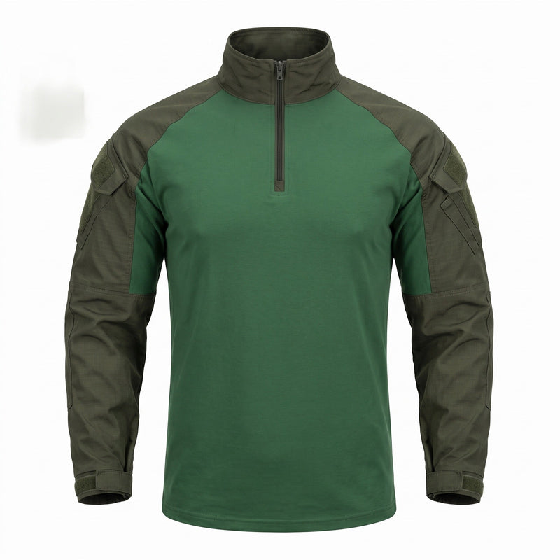 Half Zip Sports Top for Men with Adjustable Cuffs - product view 6 | Buffalo Gears