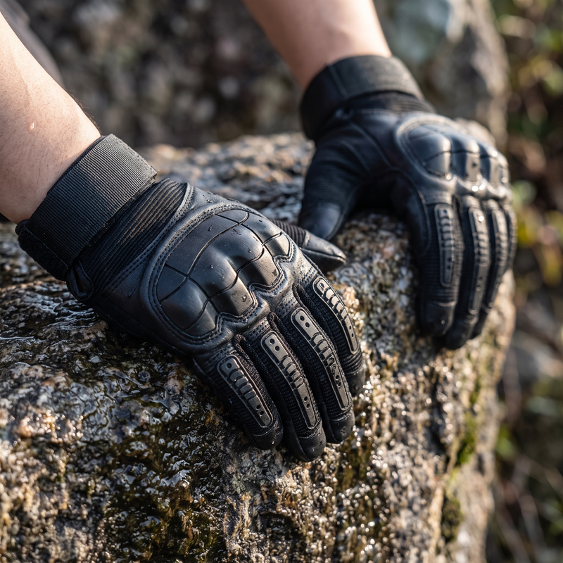 Hard Knuckle Tactical Work Gloves with Impact Protection - product view 2 | Buffalo Gears