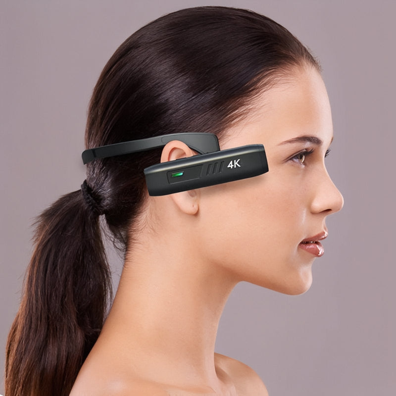 Head-Mounted 4K Action Camera for Hands-Free Trail Footage - product view 2 | Buffalo Gears