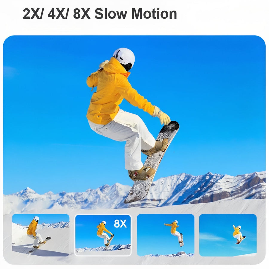 Head-Mounted 4K Action Camera for Hands-Free Trail Footage - product view 5 | Buffalo Gears