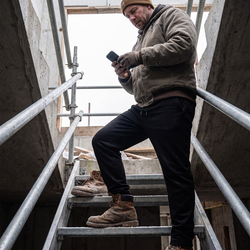 Heated Trousers with 12 Carbon Fibre Zones and Zip Pockets - product view 3 | Buffalo Gears