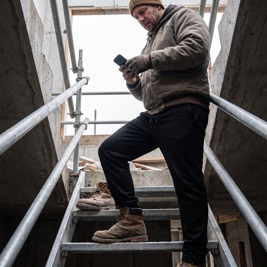 Heated Trousers with 12 Carbon Fibre Zones and Zip Pockets - product view 3 | Buffalo Gears