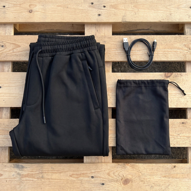 Heated Trousers with 12 Carbon Fibre Zones and Zip Pockets - product view 4 | Buffalo Gears