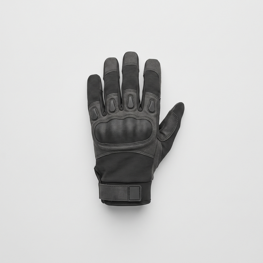 Heavy-Duty Tactical Gloves with Knuckle Protection - product view 1 | Buffalo Gears