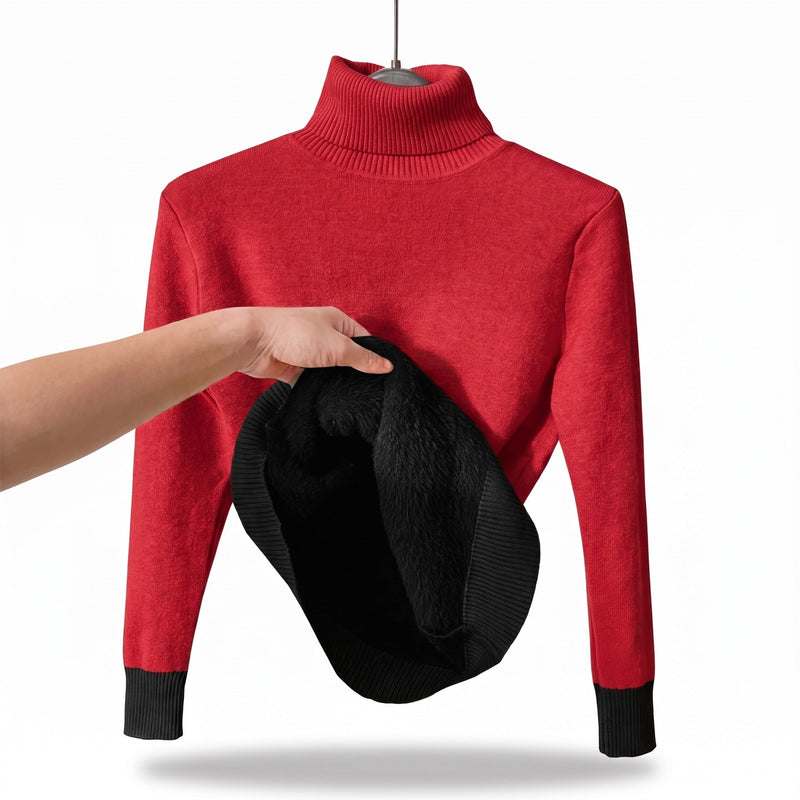 High Neck Jumper for Women in a Viscose Blend - product view 9 | Buffalo Gears