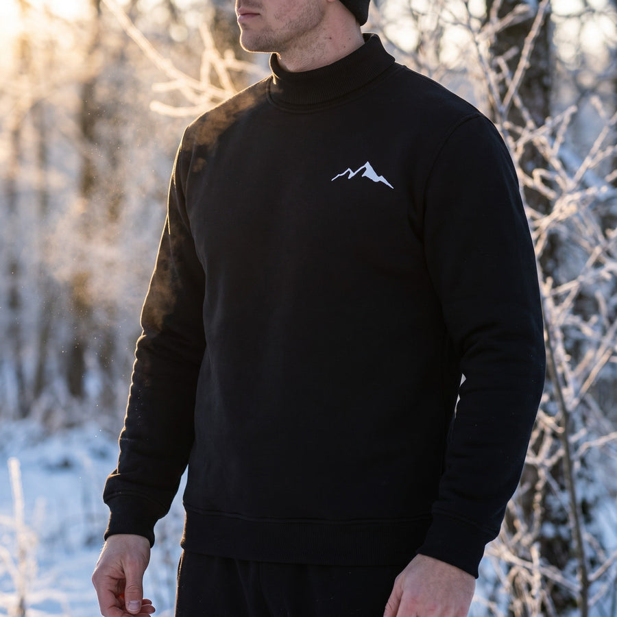 High Neck Thermal Top for Men, Long Sleeve Base Layer - product view 2 | Buffalo Gears