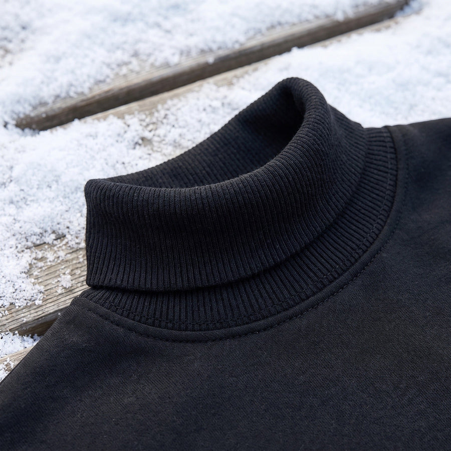 High Neck Thermal Top for Men, Long Sleeve Base Layer - product view 3 | Buffalo Gears